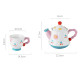 Porcelain Teapot & Cup Set 2 Pcs